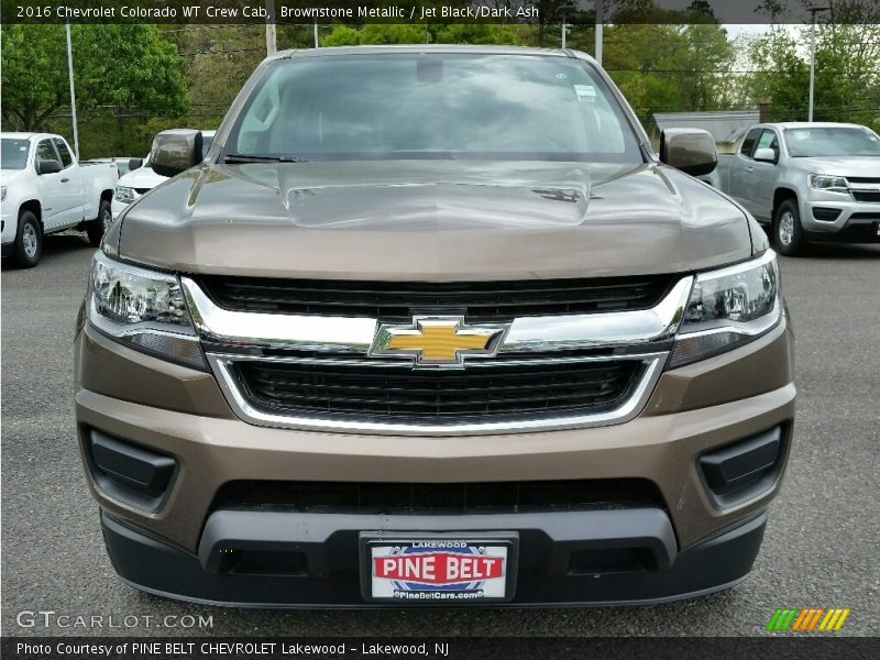Brownstone Metallic / Jet Black/Dark Ash 2016 Chevrolet Colorado WT Crew Cab
