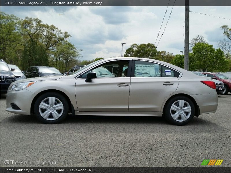 Tungsten Metallic / Warm Ivory 2016 Subaru Legacy 2.5i