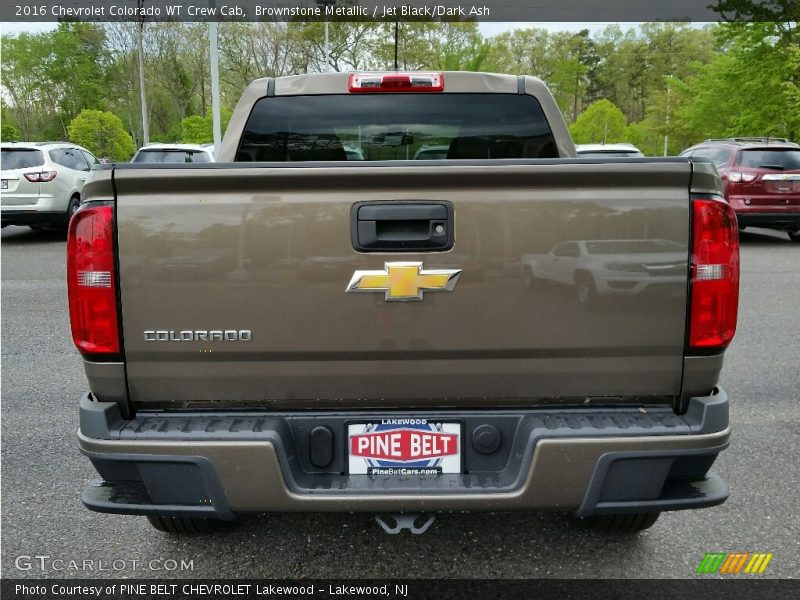 Brownstone Metallic / Jet Black/Dark Ash 2016 Chevrolet Colorado WT Crew Cab