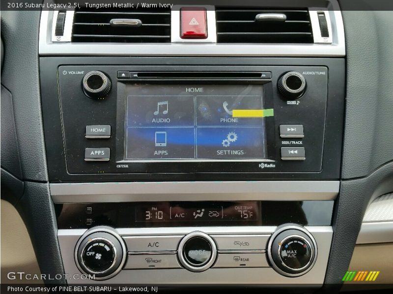 Tungsten Metallic / Warm Ivory 2016 Subaru Legacy 2.5i