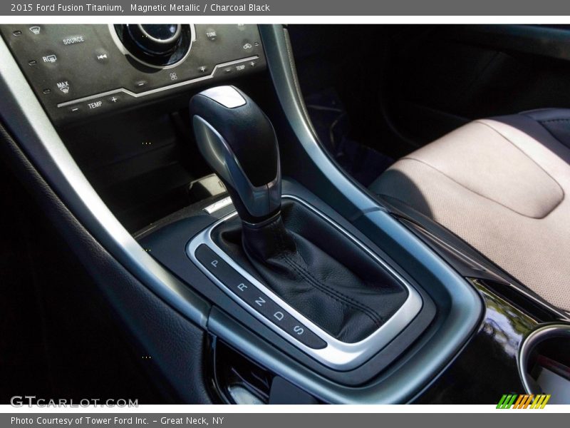 Magnetic Metallic / Charcoal Black 2015 Ford Fusion Titanium