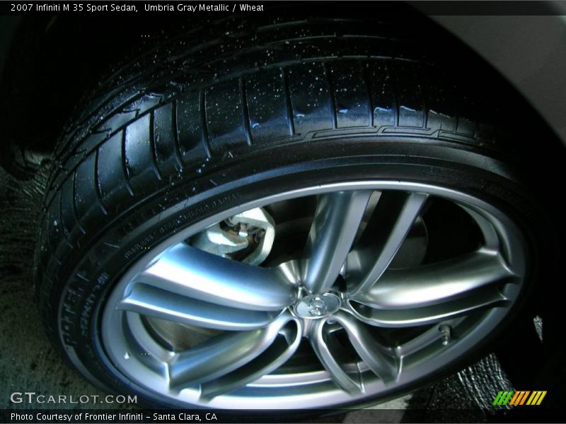 Umbria Gray Metallic / Wheat 2007 Infiniti M 35 Sport Sedan