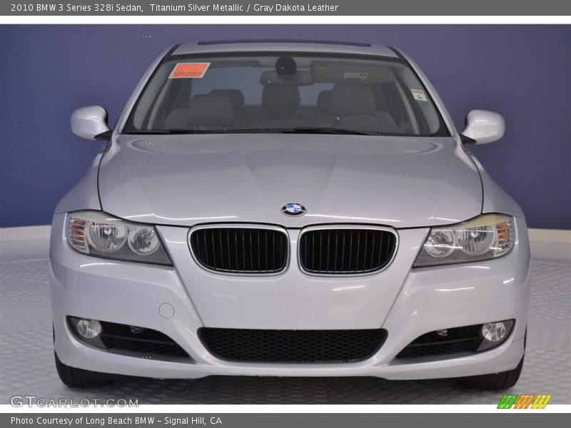 Titanium Silver Metallic / Gray Dakota Leather 2010 BMW 3 Series 328i Sedan