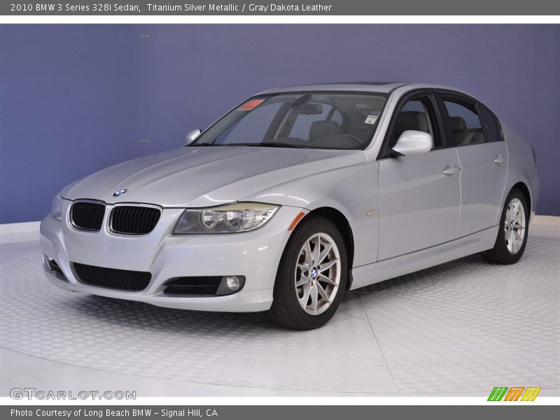 Titanium Silver Metallic / Gray Dakota Leather 2010 BMW 3 Series 328i Sedan