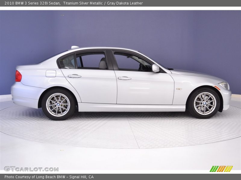 Titanium Silver Metallic / Gray Dakota Leather 2010 BMW 3 Series 328i Sedan