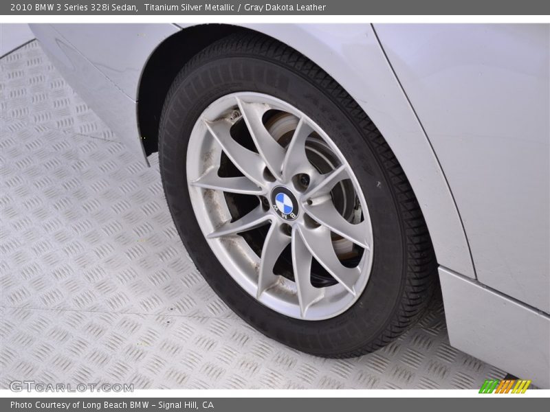 Titanium Silver Metallic / Gray Dakota Leather 2010 BMW 3 Series 328i Sedan