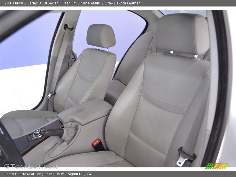 Titanium Silver Metallic / Gray Dakota Leather 2010 BMW 3 Series 328i Sedan