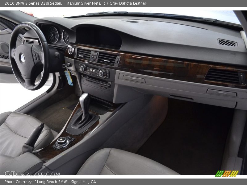 Titanium Silver Metallic / Gray Dakota Leather 2010 BMW 3 Series 328i Sedan