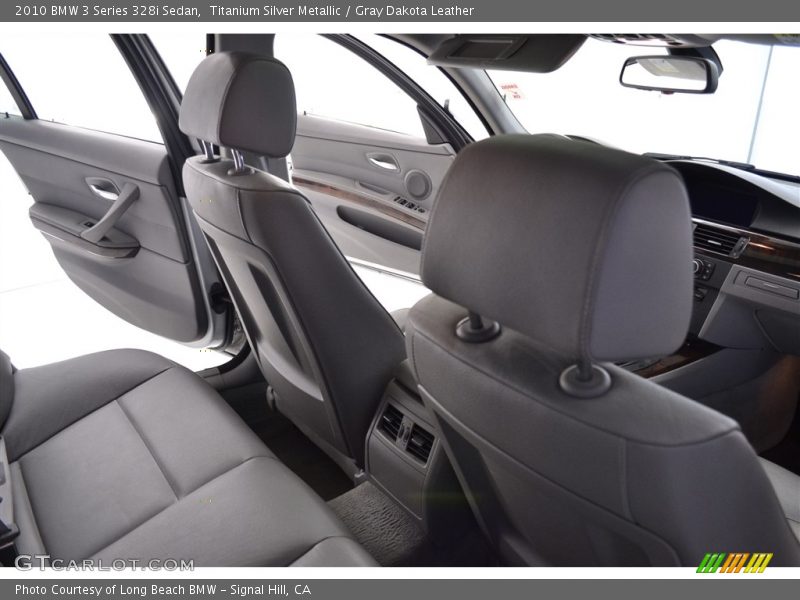 Titanium Silver Metallic / Gray Dakota Leather 2010 BMW 3 Series 328i Sedan