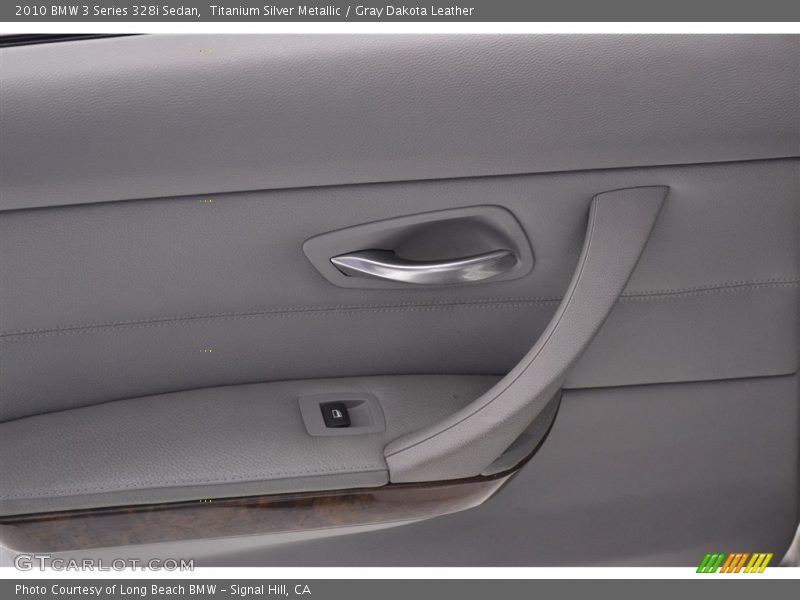 Titanium Silver Metallic / Gray Dakota Leather 2010 BMW 3 Series 328i Sedan