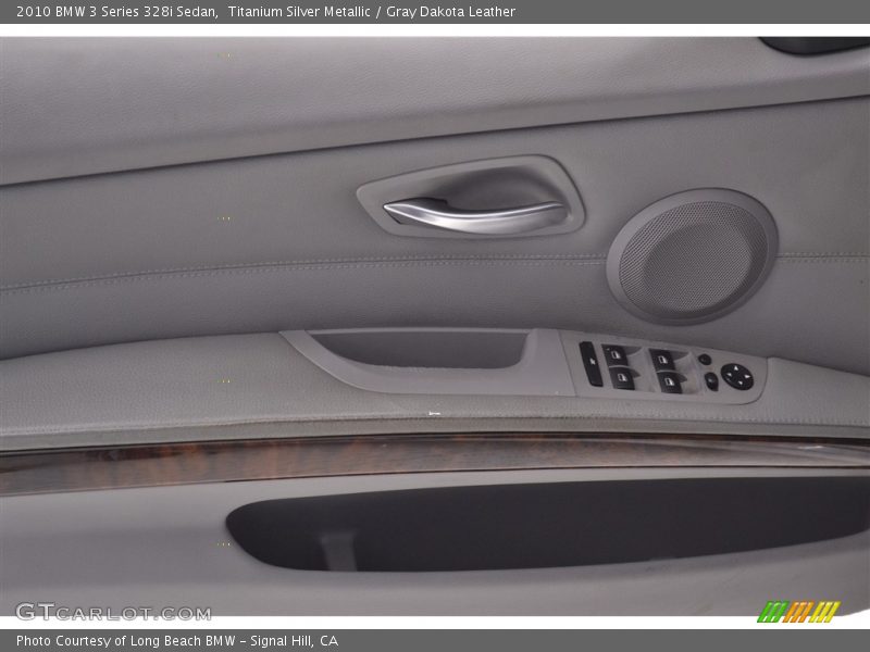 Titanium Silver Metallic / Gray Dakota Leather 2010 BMW 3 Series 328i Sedan