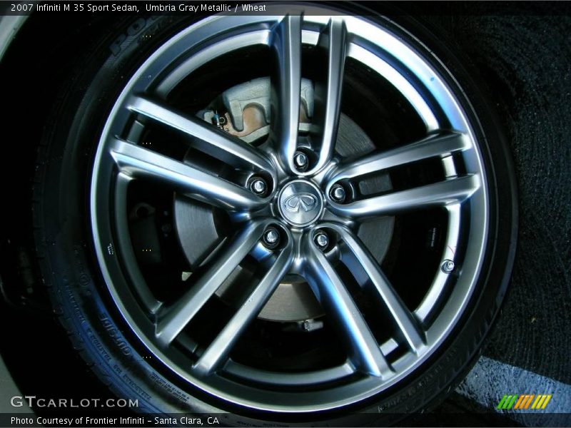 Umbria Gray Metallic / Wheat 2007 Infiniti M 35 Sport Sedan