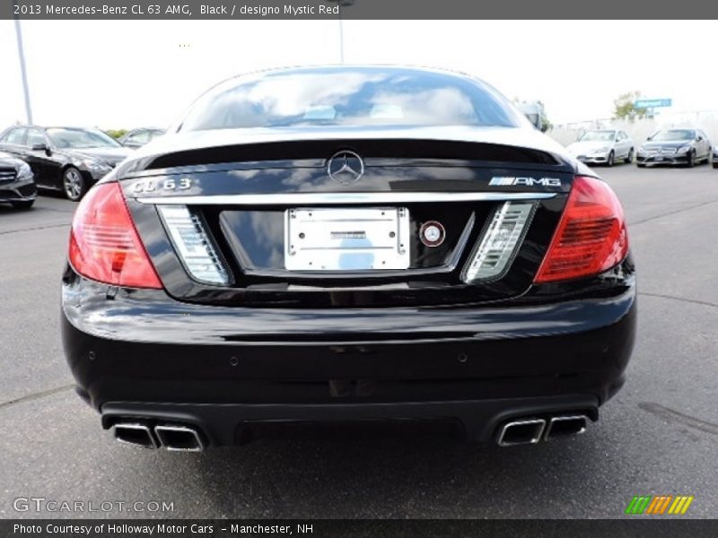 Black / designo Mystic Red 2013 Mercedes-Benz CL 63 AMG