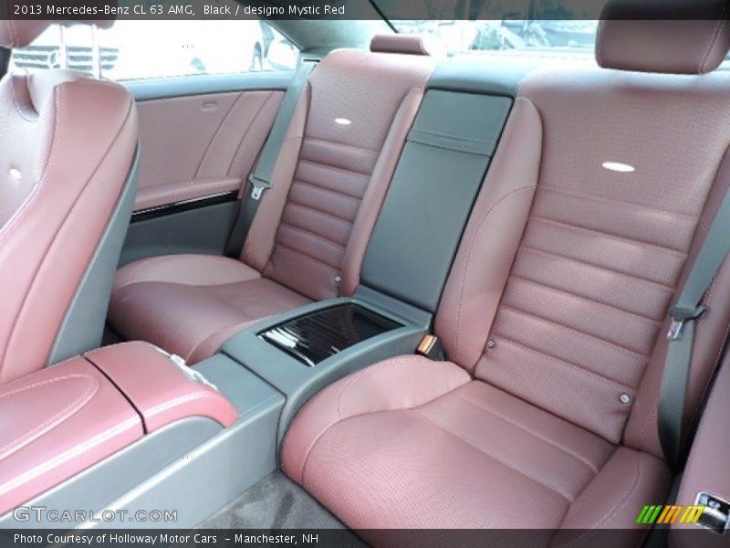 Rear Seat of 2013 CL 63 AMG