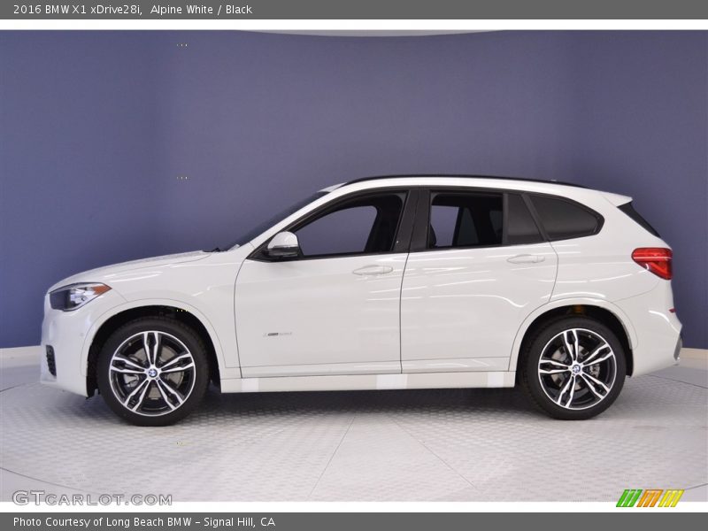 Alpine White / Black 2016 BMW X1 xDrive28i