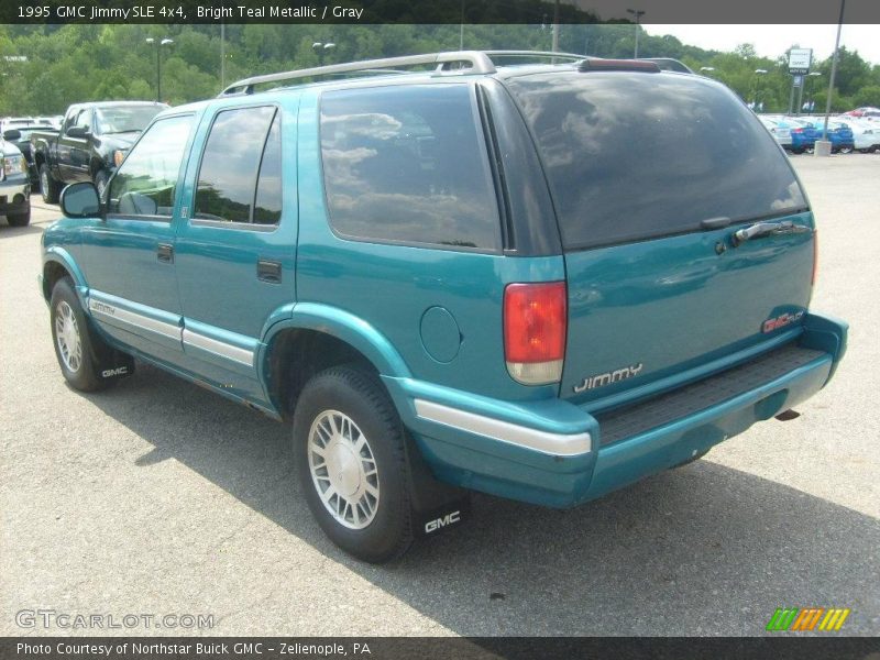 Bright Teal Metallic / Gray 1995 GMC Jimmy SLE 4x4