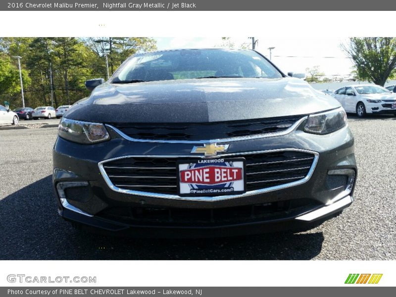 Nightfall Gray Metallic / Jet Black 2016 Chevrolet Malibu Premier
