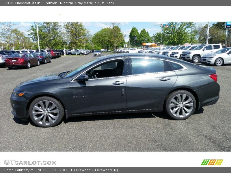 Nightfall Gray Metallic / Jet Black 2016 Chevrolet Malibu Premier