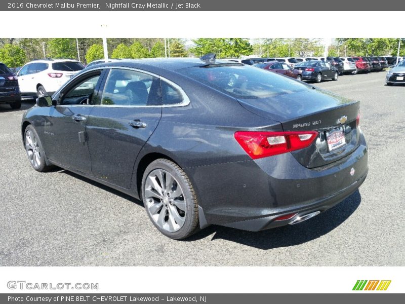 Nightfall Gray Metallic / Jet Black 2016 Chevrolet Malibu Premier