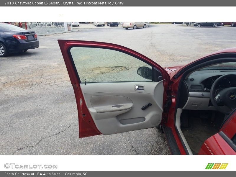 Crystal Red Tintcoat Metallic / Gray 2010 Chevrolet Cobalt LS Sedan