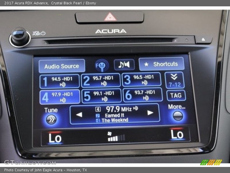 Crystal Black Pearl / Ebony 2017 Acura RDX Advance