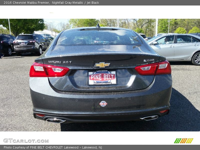 Nightfall Gray Metallic / Jet Black 2016 Chevrolet Malibu Premier