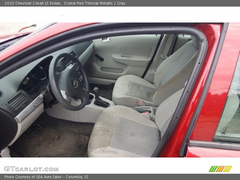 Crystal Red Tintcoat Metallic / Gray 2010 Chevrolet Cobalt LS Sedan