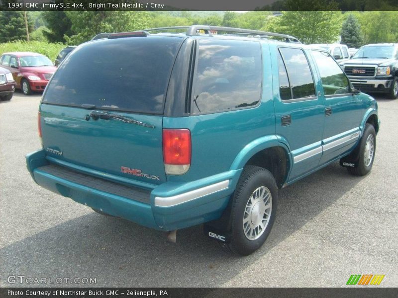 Bright Teal Metallic / Gray 1995 GMC Jimmy SLE 4x4