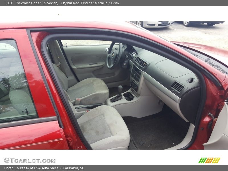 Crystal Red Tintcoat Metallic / Gray 2010 Chevrolet Cobalt LS Sedan