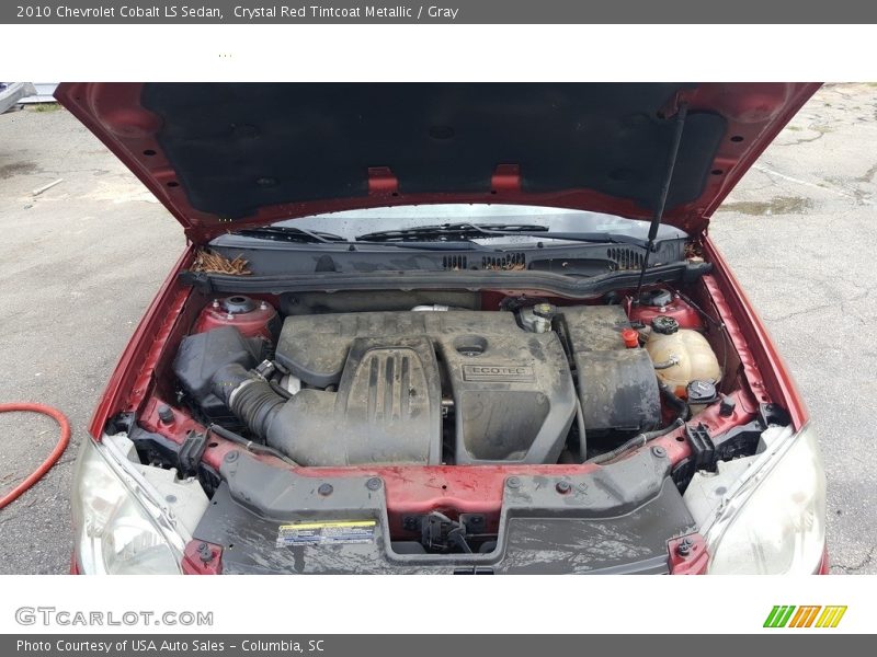 Crystal Red Tintcoat Metallic / Gray 2010 Chevrolet Cobalt LS Sedan