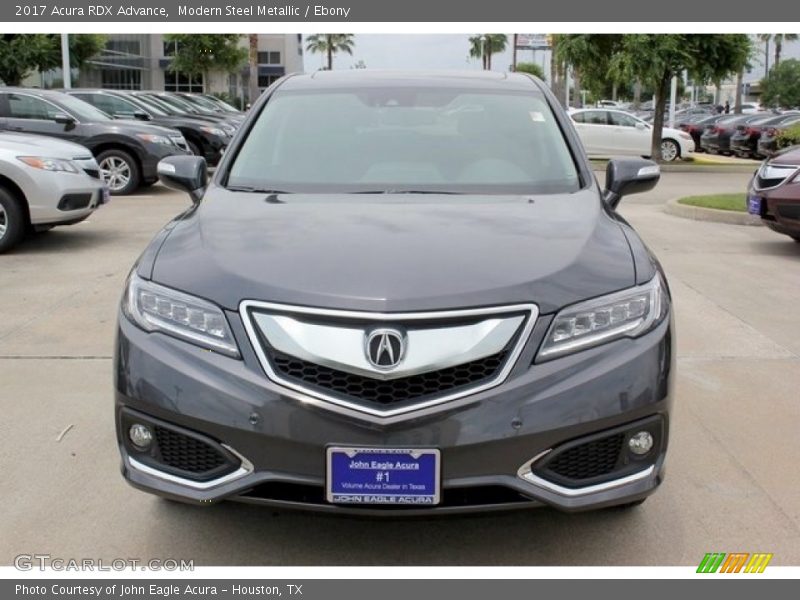 Modern Steel Metallic / Ebony 2017 Acura RDX Advance