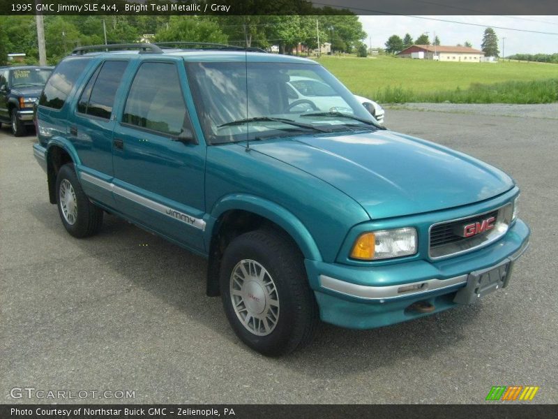 Bright Teal Metallic / Gray 1995 GMC Jimmy SLE 4x4