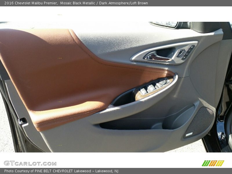 Mosaic Black Metallic / Dark Atmosphere/Loft Brown 2016 Chevrolet Malibu Premier