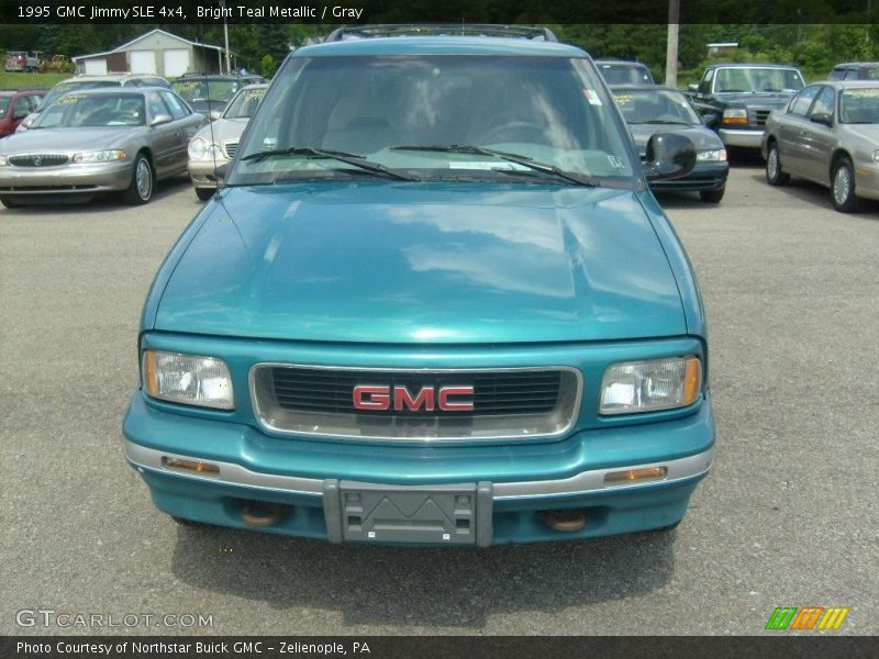 Bright Teal Metallic / Gray 1995 GMC Jimmy SLE 4x4
