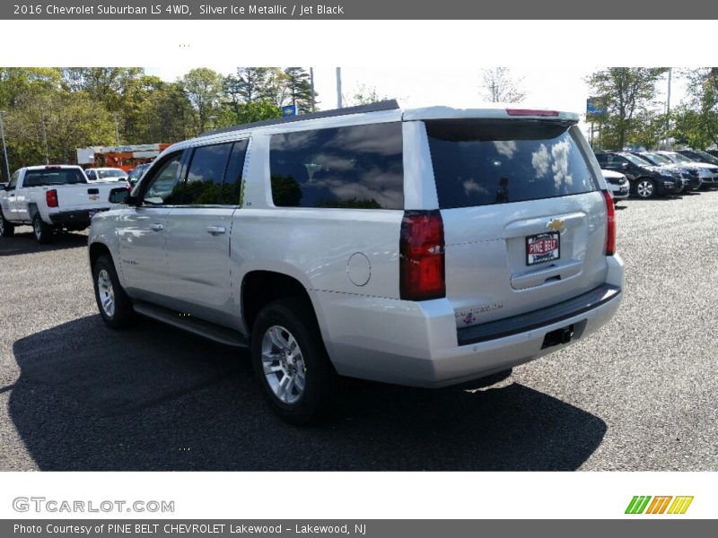 Silver Ice Metallic / Jet Black 2016 Chevrolet Suburban LS 4WD