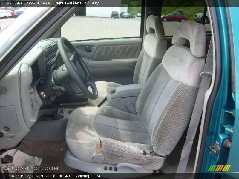 Bright Teal Metallic / Gray 1995 GMC Jimmy SLE 4x4