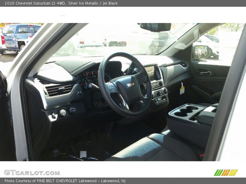 Silver Ice Metallic / Jet Black 2016 Chevrolet Suburban LS 4WD
