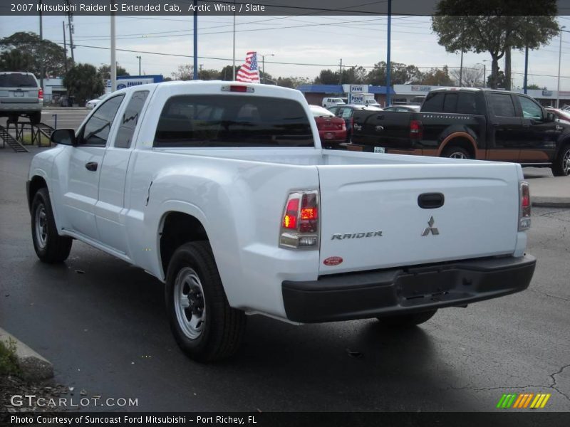 Arctic White / Slate 2007 Mitsubishi Raider LS Extended Cab