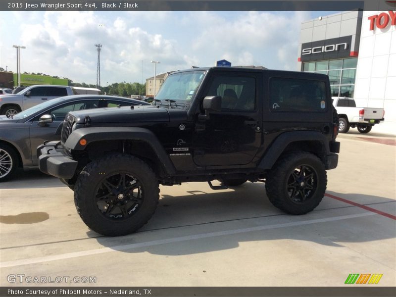 Black / Black 2015 Jeep Wrangler Sport 4x4
