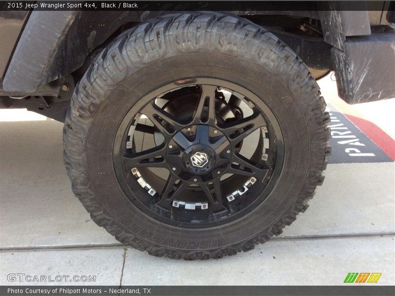 Black / Black 2015 Jeep Wrangler Sport 4x4