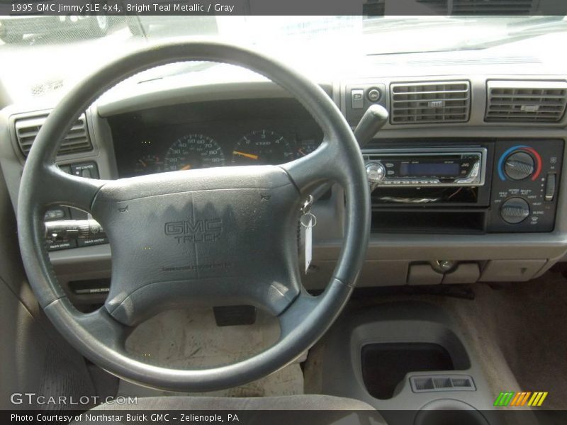 Bright Teal Metallic / Gray 1995 GMC Jimmy SLE 4x4