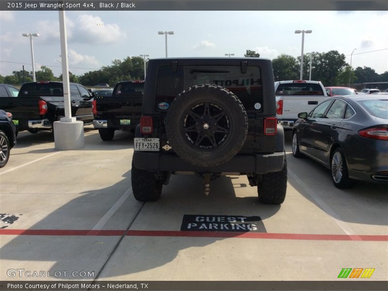 Black / Black 2015 Jeep Wrangler Sport 4x4