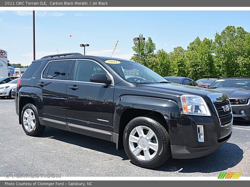 Carbon Black Metallic / Jet Black 2011 GMC Terrain SLE