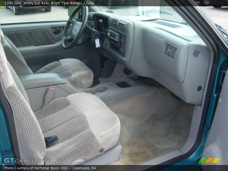 Bright Teal Metallic / Gray 1995 GMC Jimmy SLE 4x4