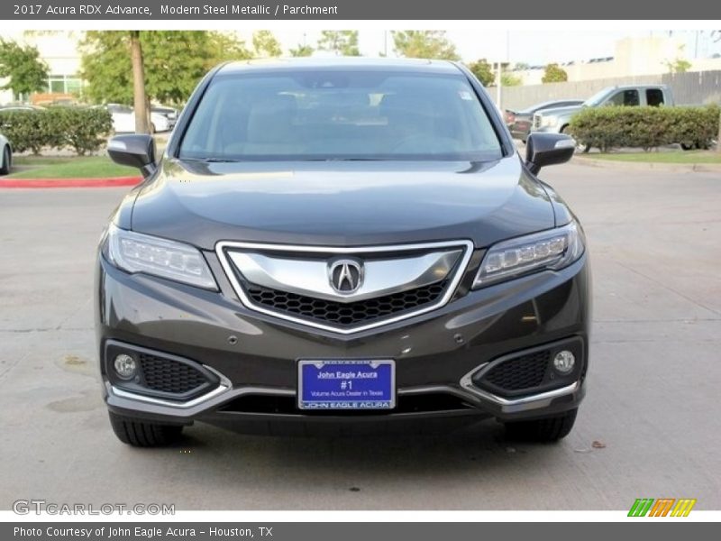 Modern Steel Metallic / Parchment 2017 Acura RDX Advance