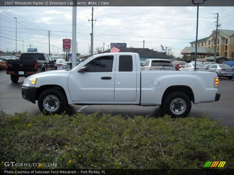 Arctic White / Slate 2007 Mitsubishi Raider LS Extended Cab