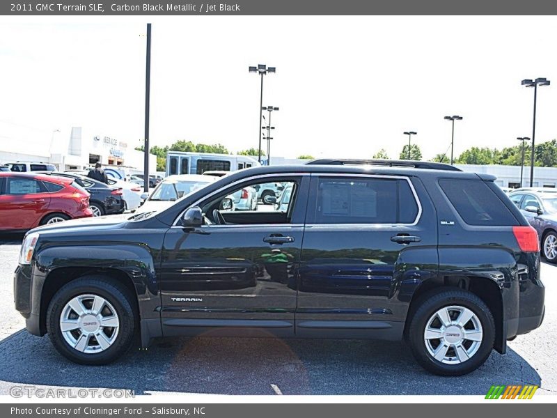 Carbon Black Metallic / Jet Black 2011 GMC Terrain SLE