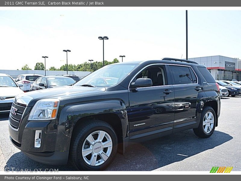 Carbon Black Metallic / Jet Black 2011 GMC Terrain SLE