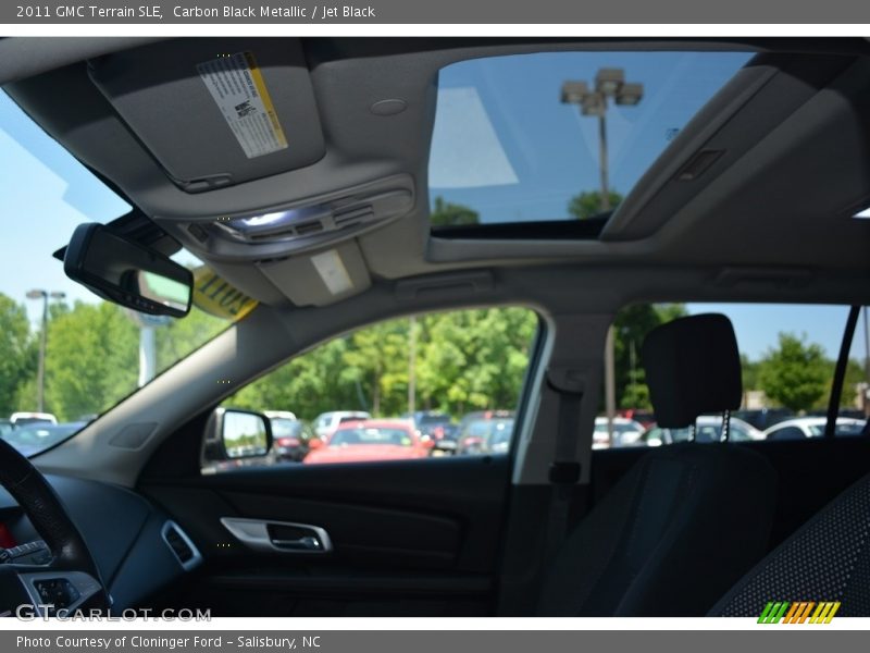 Carbon Black Metallic / Jet Black 2011 GMC Terrain SLE