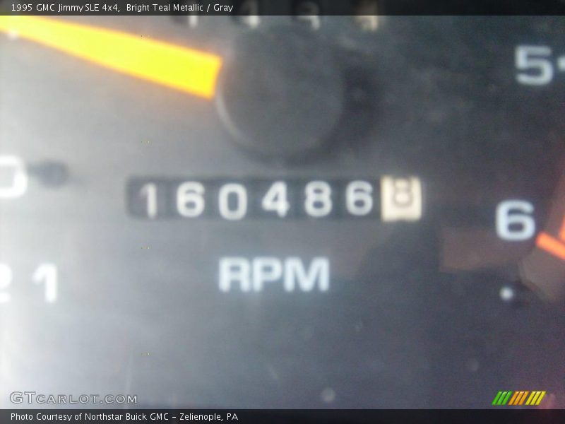 Bright Teal Metallic / Gray 1995 GMC Jimmy SLE 4x4